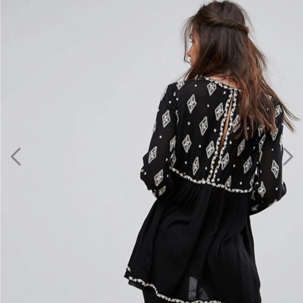 Free People Embroidered Top - Picture 2 of 10